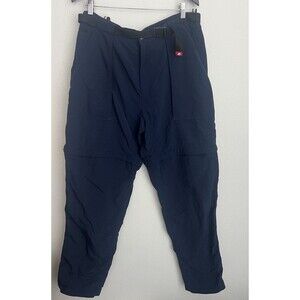 Vintage North Face Tracking Transformer Nylon Pants Shorts Gorpcore Navy Blue L